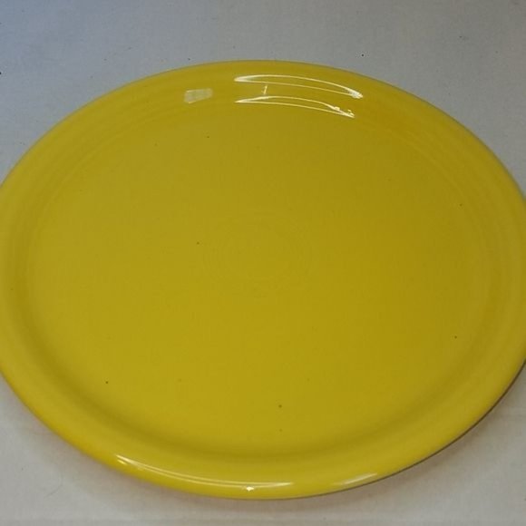 Fiestaware Plate Fiesta Dinner Dish Daffodil Yellow CERAMIC - Picture 5 of 6